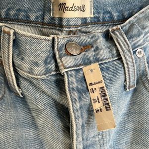 NWT Madewell classic straight jeans Tall